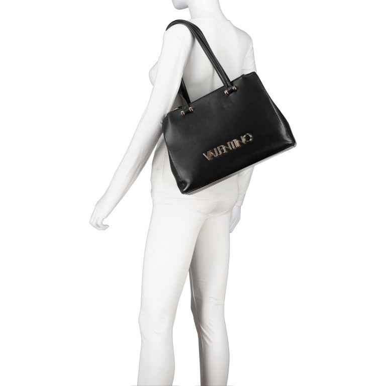Shopper Caprice Nero, Farbe: schwarz, Marke: Valentino Bags, EAN: 8054942429957, Abmessungen in cm: 35x24x13.5, Bild 4 von 5