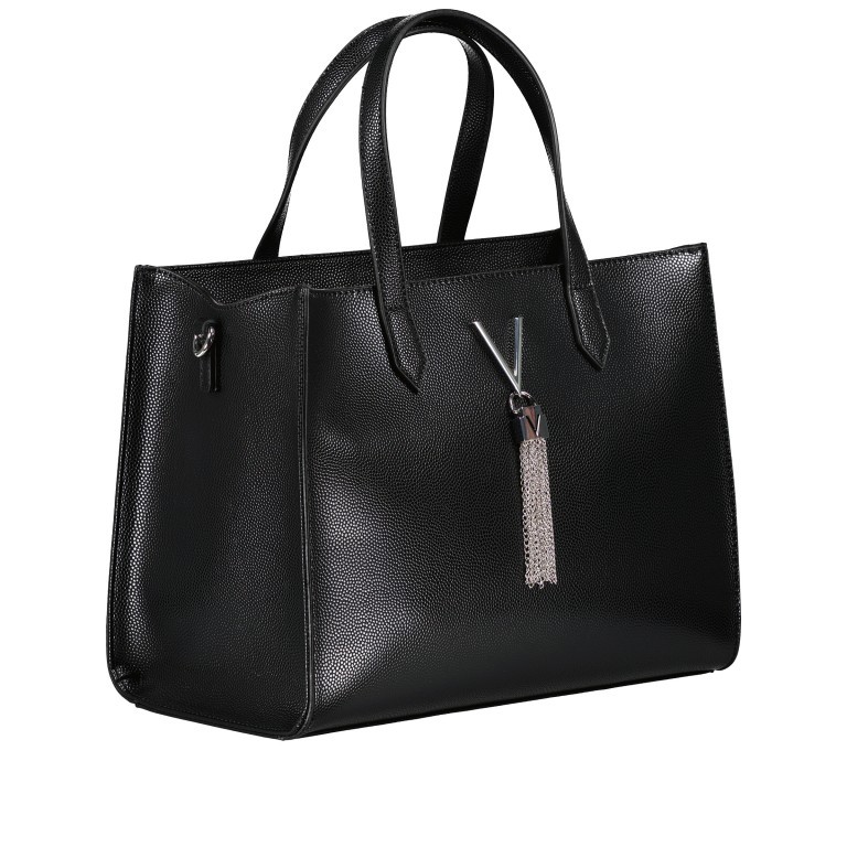 Handtasche Divina VBS1R414G.001 Nero Silber, Farbe: schwarz, Marke: Valentino Bags, EAN: 8054942440655, Abmessungen in cm: 30x23x16, Bild 2 von 7