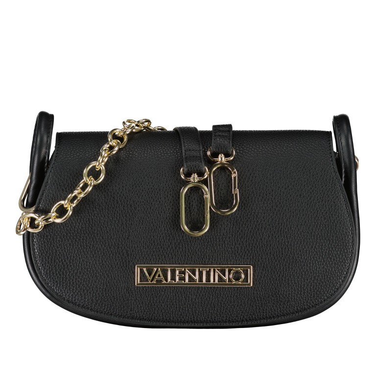 Umhängetasche Vinile Nero, Farbe: schwarz, Marke: Valentino Bags, EAN: 8054942429612, Abmessungen in cm: 30.5x17x8.5, Bild 1 von 8