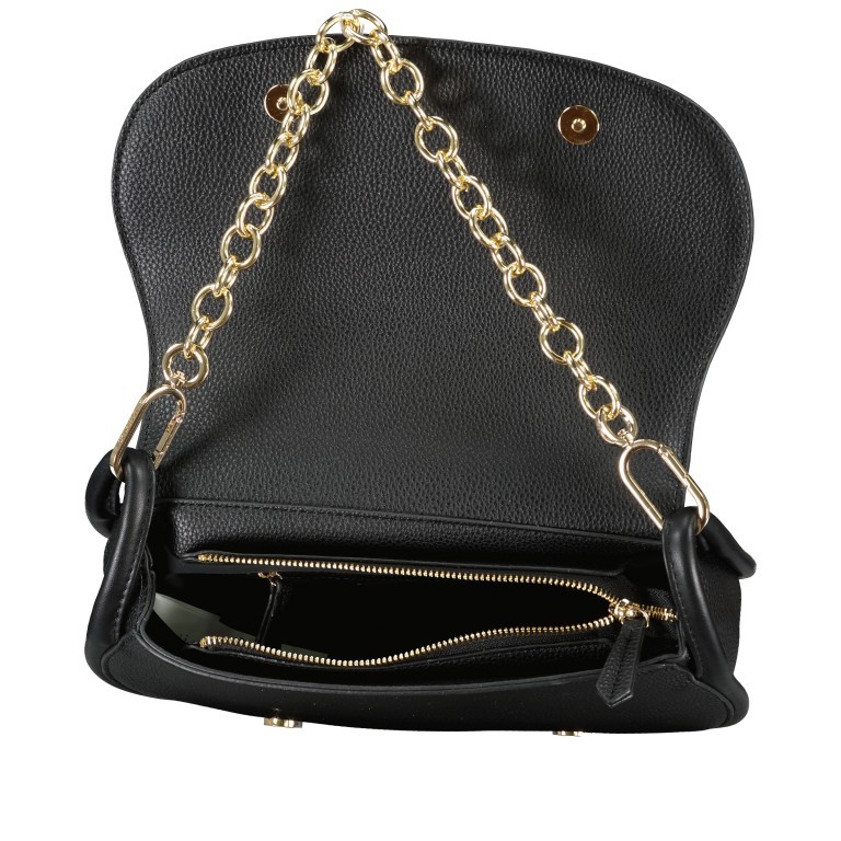 Umhängetasche Vinile Nero, Farbe: schwarz, Marke: Valentino Bags, EAN: 8054942429612, Abmessungen in cm: 30.5x17x8.5, Bild 8 von 8