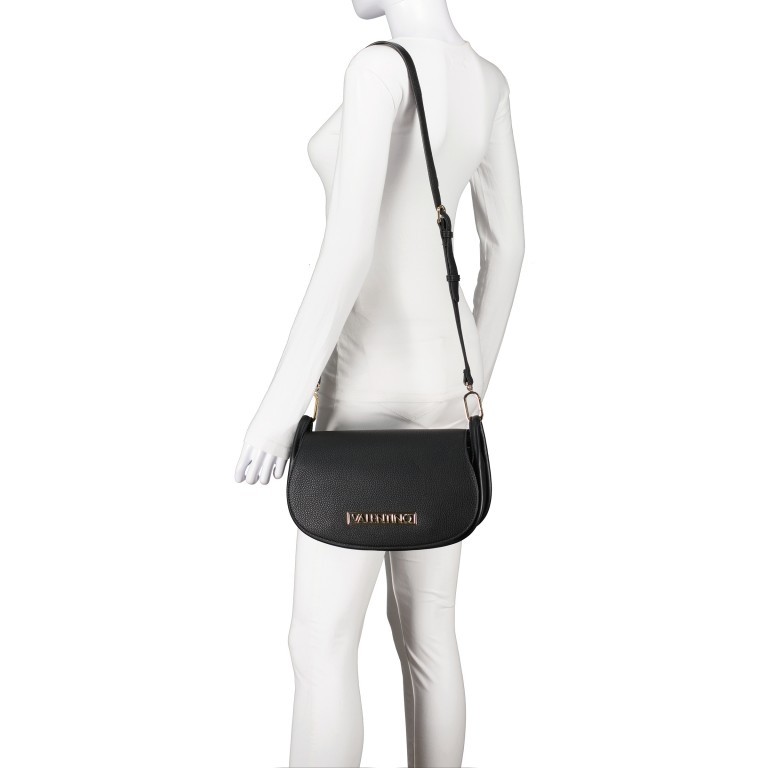 Umhängetasche Vinile Nero, Farbe: schwarz, Marke: Valentino Bags, EAN: 8054942429612, Abmessungen in cm: 30.5x17x8.5, Bild 6 von 8