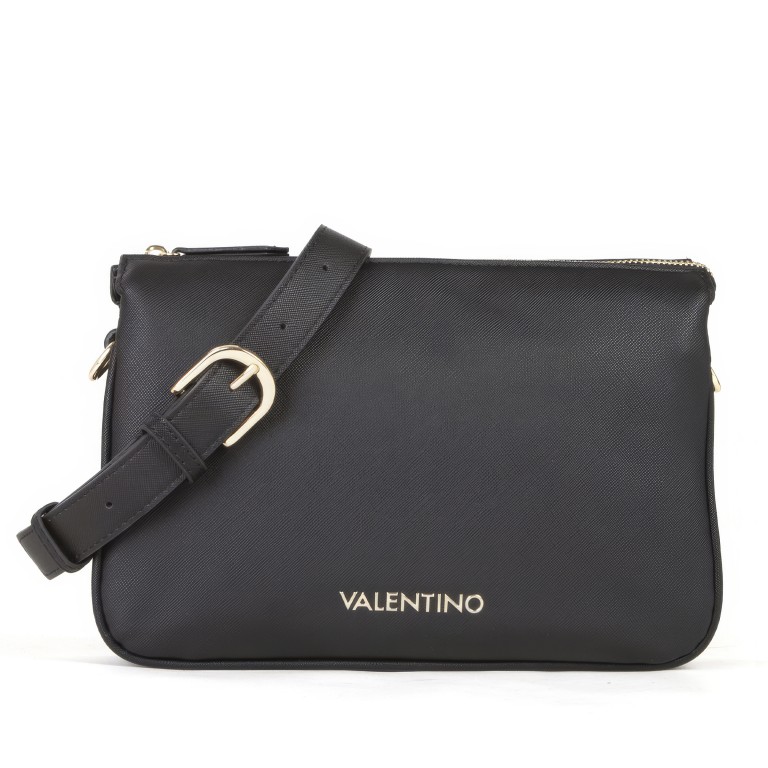 Umhängetasche Zero Relove Recycle Nero, Farbe: schwarz, Marke: Valentino Bags, EAN: 8054942316790, Abmessungen in cm: 26x18x7, Bild 1 von 7