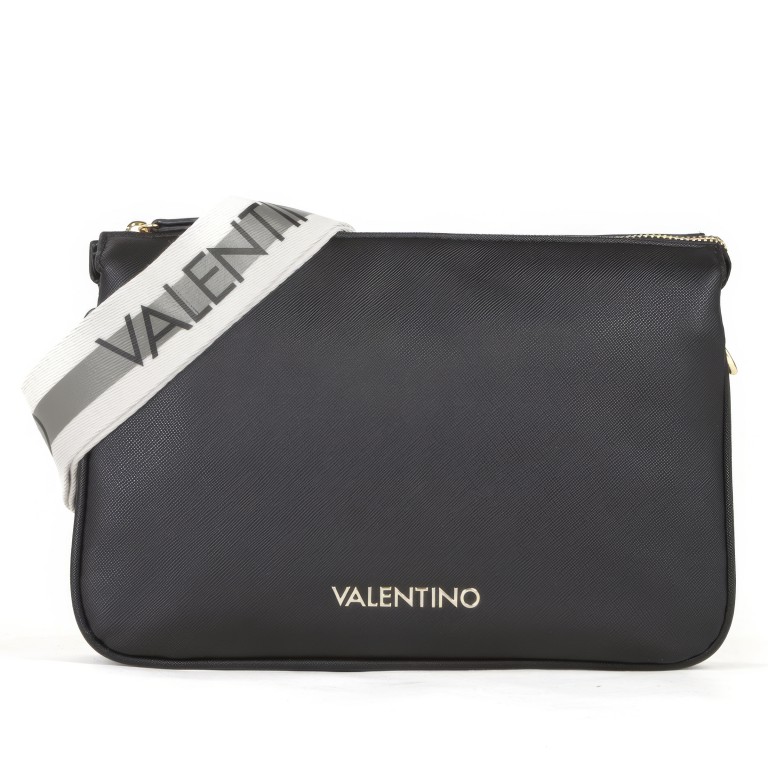 Umhängetasche Zero Relove Recycle Nero, Farbe: schwarz, Marke: Valentino Bags, EAN: 8054942316790, Abmessungen in cm: 26x18x7, Bild 2 von 7