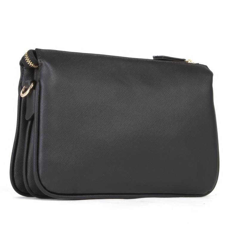 Umhängetasche Zero Relove Recycle Nero, Farbe: schwarz, Marke: Valentino Bags, EAN: 8054942316790, Abmessungen in cm: 26x18x7, Bild 4 von 7