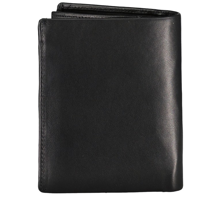 Geldbörse Nappa mit RFID-Schutz Black, Farbe: schwarz, Marke: Hausfelder Manufaktur, EAN: 4065646020443, Abmessungen in cm: 10x12x2.5, Bild 3 von 5