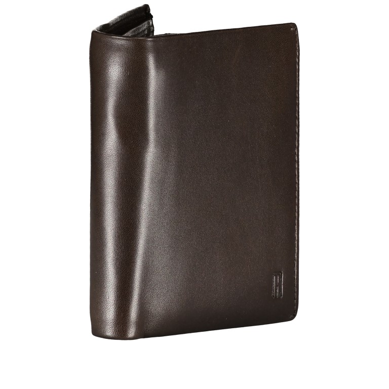 Geldbörse Oil pull up mit RFID-Schutz Brown, Farbe: braun, Marke: Hausfelder Manufaktur, EAN: 4065646020450, Abmessungen in cm: 10x12x2.5, Bild 2 von 5