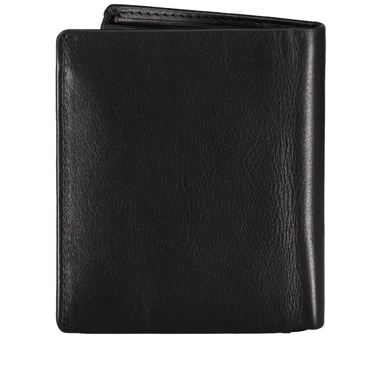 Geldbörse Nappa mit RFID-Schutz Black, Farbe: schwarz, Marke: Hausfelder Manufaktur, EAN: 4065646020467, Abmessungen in cm: 9.5x10.7x2, Bild 3 von 4
