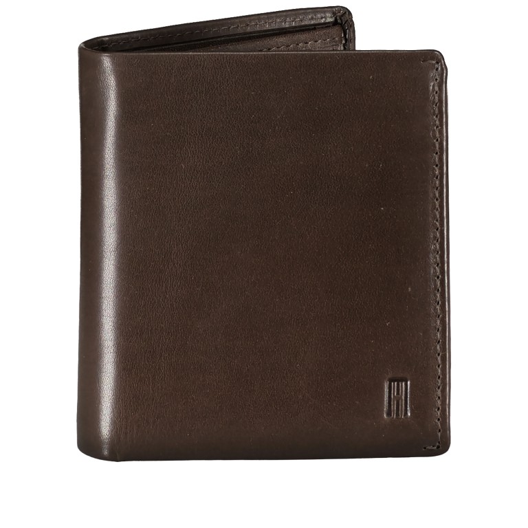 Geldbörse Oil pull up mit RFID-Schutz Brown, Farbe: braun, Marke: Hausfelder Manufaktur, EAN: 4065646020474, Abmessungen in cm: 9.5x10.7x2, Bild 1 von 5