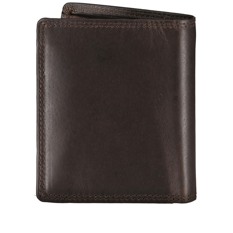 Geldbörse Hunter mit RFID-Schutz Dark Brown, Farbe: braun, Marke: Hausfelder Manufaktur, EAN: 4065646019157, Abmessungen in cm: 9.5x10.7x2, Bild 3 von 5