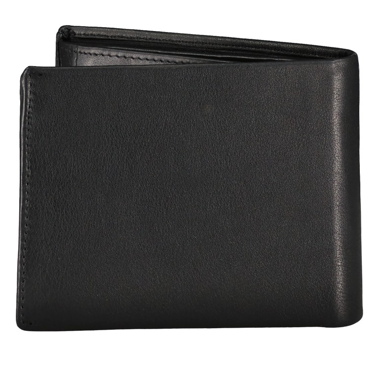 Geldbörse Nappa mit RFID-Schutz Black, Farbe: schwarz, Marke: Hausfelder Manufaktur, EAN: 4065646020481, Abmessungen in cm: 12x9.7x1.5, Bild 3 von 5