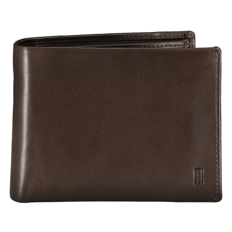 Geldbörse Oil pull up mit RFID-Schutz Brown, Farbe: braun, Marke: Hausfelder Manufaktur, EAN: 4065646019164, Abmessungen in cm: 12.5x9.7x2.5, Bild 1 von 5