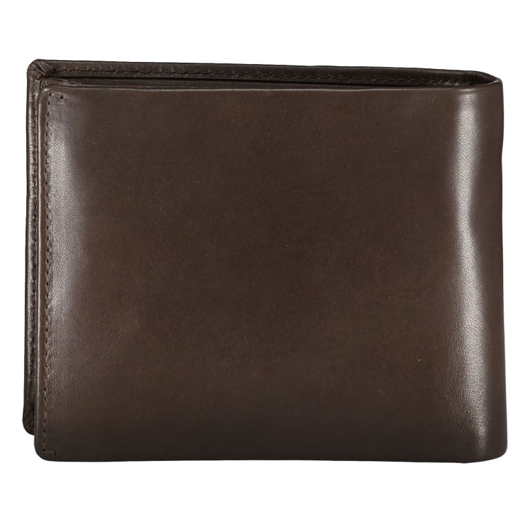 Geldbörse Oil pull up mit RFID-Schutz Brown, Farbe: braun, Marke: Hausfelder Manufaktur, EAN: 4065646019164, Abmessungen in cm: 12.5x9.7x2.5, Bild 3 von 5