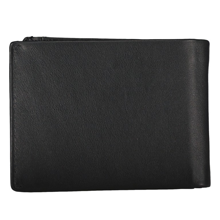 Geldbörse Nappa mit RFID-Schutz Black, Farbe: schwarz, Marke: Hausfelder Manufaktur, EAN: 4065646020498, Abmessungen in cm: 12x9.2x2.2, Bild 3 von 4