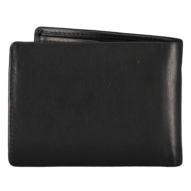 Geldbörse Nappa mit RFID-Schutz Black, Farbe: schwarz, Marke: Hausfelder Manufaktur, EAN: 4065646020504, Abmessungen in cm: 10.5x7.8x2, Bild 3 von 4