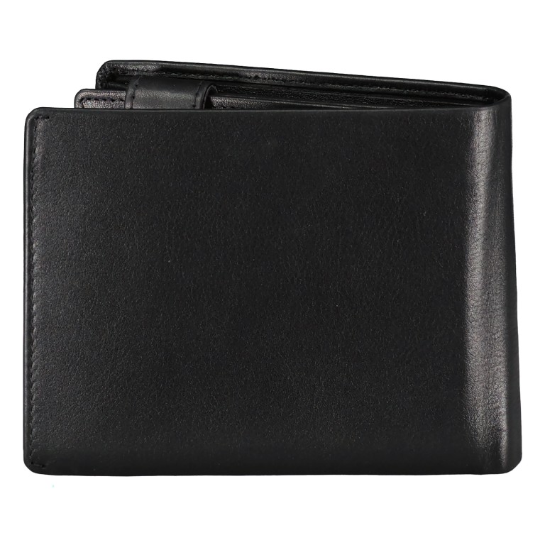Geldbörse Nappa mit RFID-Schutz Black, Farbe: schwarz, Marke: Hausfelder Manufaktur, EAN: 4065646020511, Abmessungen in cm: 12x10x2, Bild 2 von 4