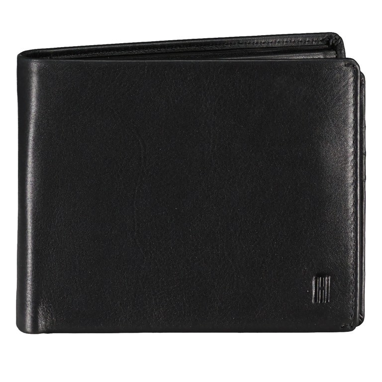 Geldbörse Nappa mit RFID-Schutz Black, Farbe: schwarz, Marke: Hausfelder Manufaktur, EAN: 4065646020511, Abmessungen in cm: 12x10x2, Bild 1 von 4
