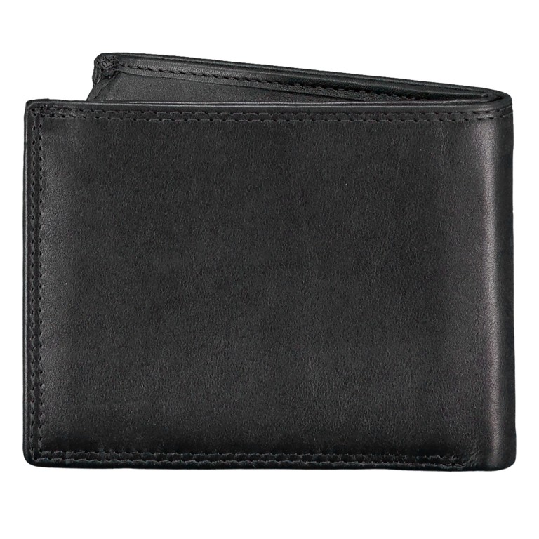 Geldbörse Nappa mit RFID-Schutz Black, Farbe: schwarz, Marke: Hausfelder Manufaktur, EAN: 4065646020528, Abmessungen in cm: 11.5x9.7x2, Bild 3 von 4