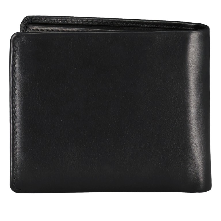 Geldbörse Nappa mit RFID-Schutz Black, Farbe: schwarz, Marke: Hausfelder Manufaktur, EAN: 4065646020528, Abmessungen in cm: 11.5x9.7x2, Bild 3 von 4