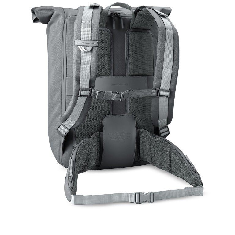 Rucksack Banff Stone Grey, Farbe: grau, Marke: Kapten & Son, EAN: 4251145243999, Abmessungen in cm: 42x50x18, Bild 4 von 10