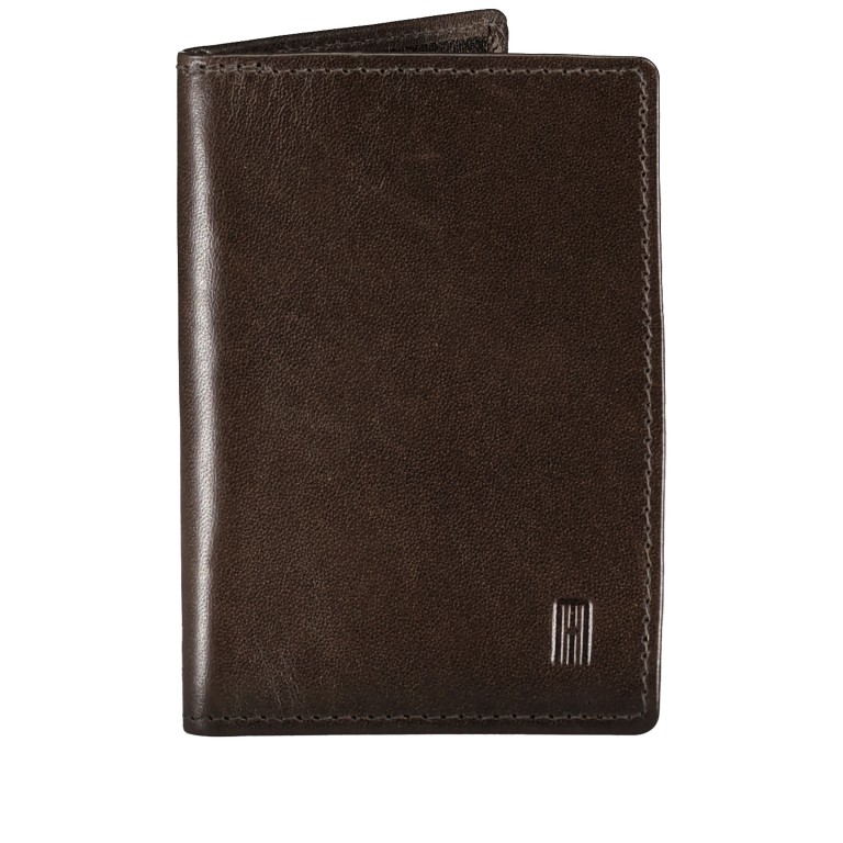 Karten-/Ausweisetui Oil pull up mit RFID-Schutz Brown, Farbe: braun, Marke: Hausfelder Manufaktur, EAN: 4065646019188, Abmessungen in cm: 7x10.2x1, Bild 1 von 4