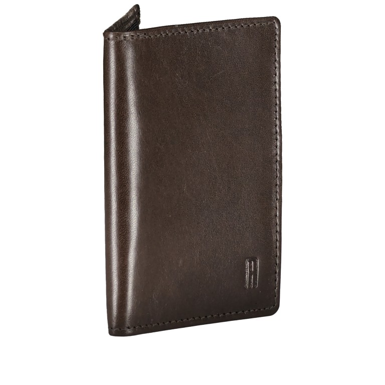 Karten-/Ausweisetui Oil pull up mit RFID-Schutz Brown, Farbe: braun, Marke: Hausfelder Manufaktur, EAN: 4065646019188, Abmessungen in cm: 7x10.2x1, Bild 2 von 4