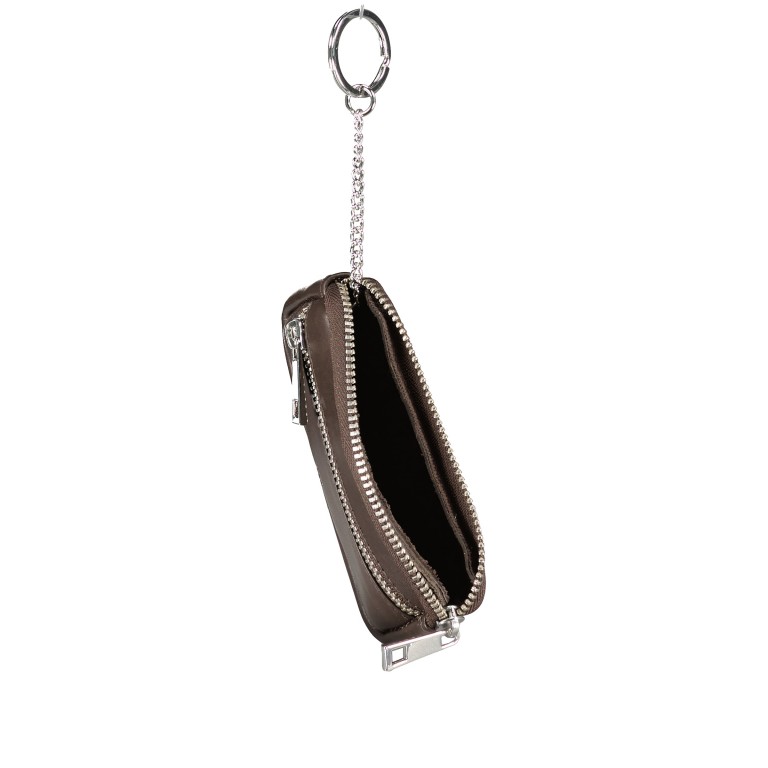 Schlüsseletui Oil pull up Brown, Farbe: braun, Marke: Hausfelder Manufaktur, EAN: 4065646019218, Abmessungen in cm: 11.5x7x1.2, Bild 4 von 4