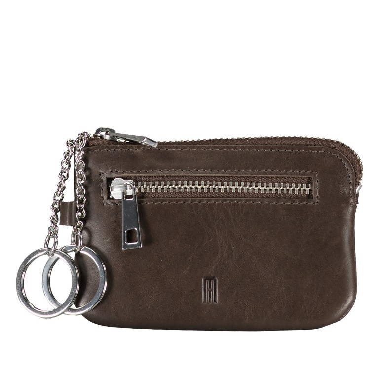 Schlüsseletui Nappa Brown, Farbe: braun, Marke: Hausfelder Manufaktur, EAN: 4065646019225, Abmessungen in cm: 11.5x7.5x1, Bild 1 von 4