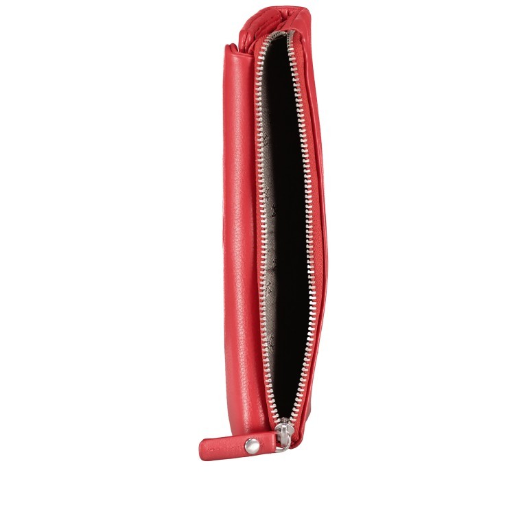 Geldbörse Nappa Red, Farbe: rot/weinrot, Marke: Hausfelder Manufaktur, EAN: 4065646018983, Abmessungen in cm: 19x10.5x2.5, Bild 5 von 5