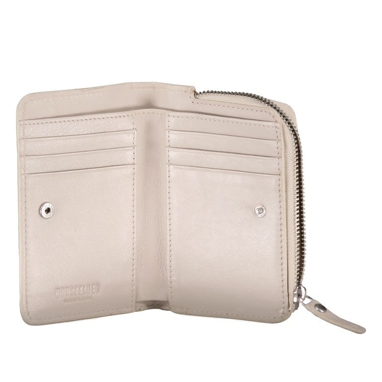 Geldbörse Nappa mit RFID-Schutz Light Beige, Farbe: beige, Marke: Hausfelder Manufaktur, EAN: 4065646019034, Abmessungen in cm: 13x9x1.5, Bild 4 von 5