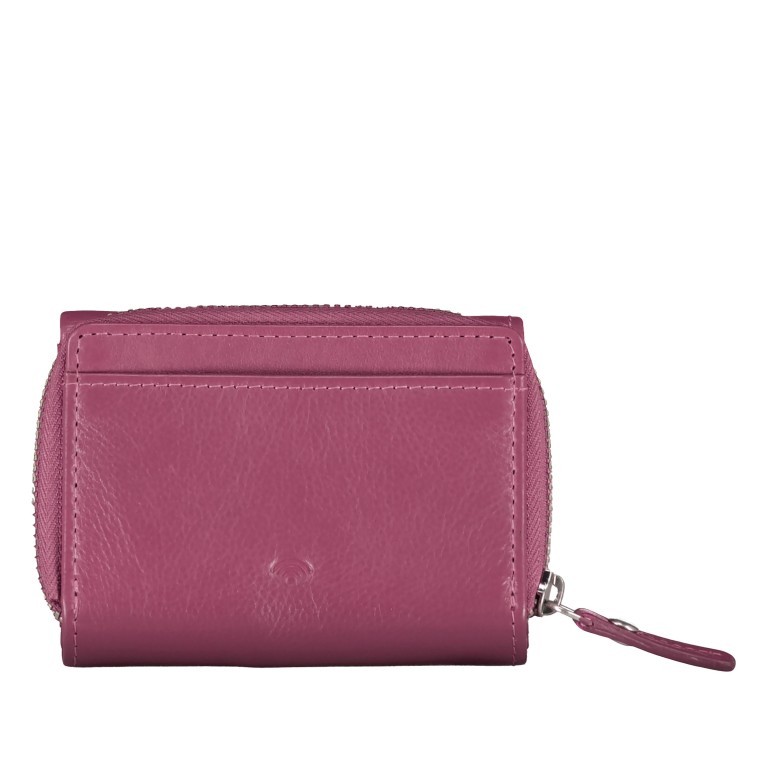 Geldbörse Nappa mit RFID-Schutz Pink, Farbe: flieder/lila, Marke: Hausfelder Manufaktur, EAN: 4065646019065, Abmessungen in cm: 10.5x8x2, Bild 3 von 5