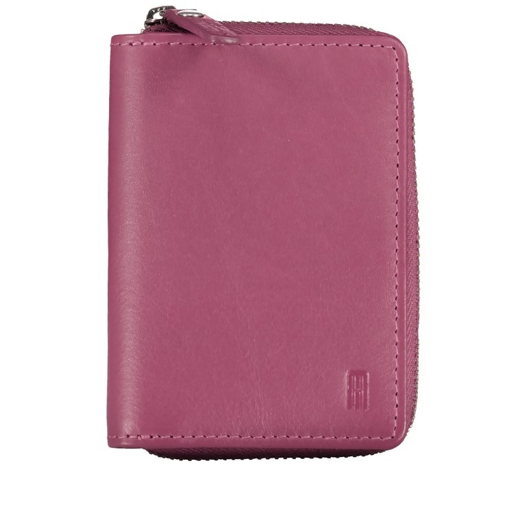 Geldbörse Nappa mit RFID-Schutz Pink, Farbe: flieder/lila, Marke: Hausfelder Manufaktur, EAN: 4065646019140, Abmessungen in cm: 8x11x2.5, Bild 1 von 5