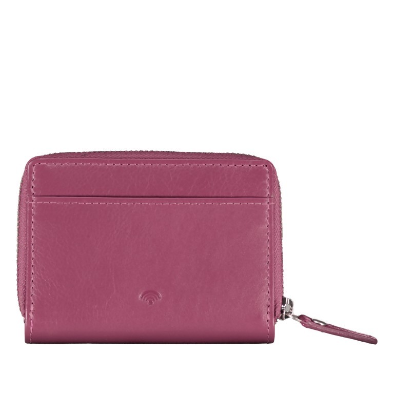Geldbörse Nappa mit RFID-Schutz Pink, Farbe: flieder/lila, Marke: Hausfelder Manufaktur, EAN: 4065646019140, Abmessungen in cm: 8x11x2.5, Bild 3 von 5