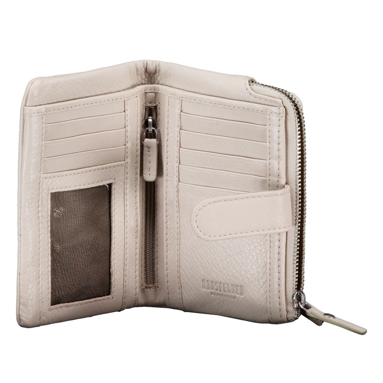 Geldbörse Nappa mit RFID-Schutz Light Beige, Farbe: beige, Marke: Hausfelder Manufaktur, EAN: 4065646019102, Abmessungen in cm: 10x14.5x2, Bild 4 von 5