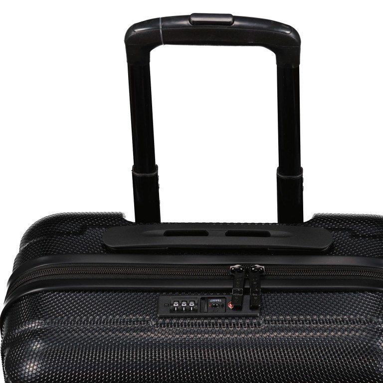 Koffer FLA13 Größe S Black, Farbe: schwarz, Marke: Flanigan, EAN: 4066727001405, Abmessungen in cm: 40x53x22, Bild 8 von 8