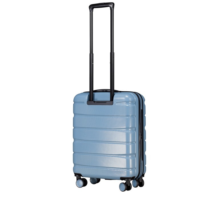 Koffer FLA13 erweiterbar Größe S Blue Stone, Farbe: blau/petrol, Marke: Flanigan, EAN: 4066727001436, Abmessungen in cm: 40x53x22, Bild 6 von 9