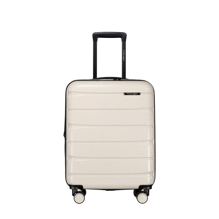 Koffer FLA13 erweiterbar Größe S Light Beige, Farbe: beige, Marke: Flanigan, EAN: 4066727001467, Abmessungen in cm: 40x53x22, Bild 1 von 9
