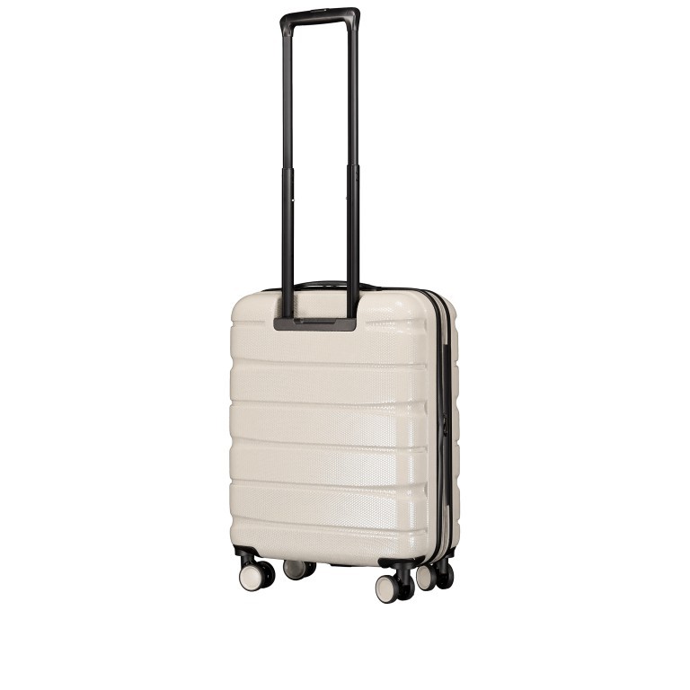 Koffer FLA13 erweiterbar Größe S Light Beige, Farbe: beige, Marke: Flanigan, EAN: 4066727001467, Abmessungen in cm: 40x53x22, Bild 6 von 9