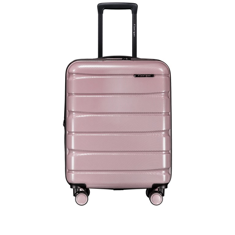 Koffer FLA13 erweiterbar Größe S Shiny Rose, Farbe: rosa/pink, Marke: Flanigan, EAN: 4066727001498, Abmessungen in cm: 40x53x22, Bild 9 von 9