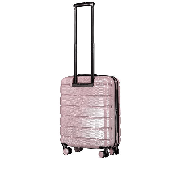 Koffer FLA13 erweiterbar Größe S Shiny Rose, Farbe: rosa/pink, Marke: Flanigan, EAN: 4066727001498, Abmessungen in cm: 40x53x22, Bild 6 von 9