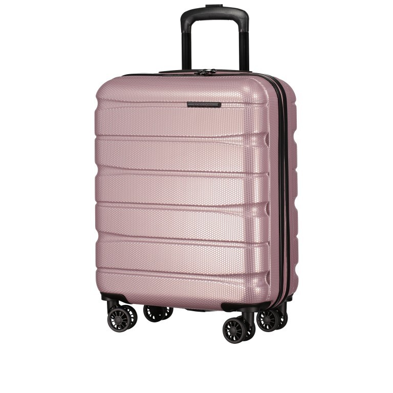 Koffer FLA13 Größe S Shiny Rose, Farbe: rosa/pink, Marke: Flanigan, EAN: 4066727001498, Abmessungen in cm: 40x53x22, Bild 2 von 8