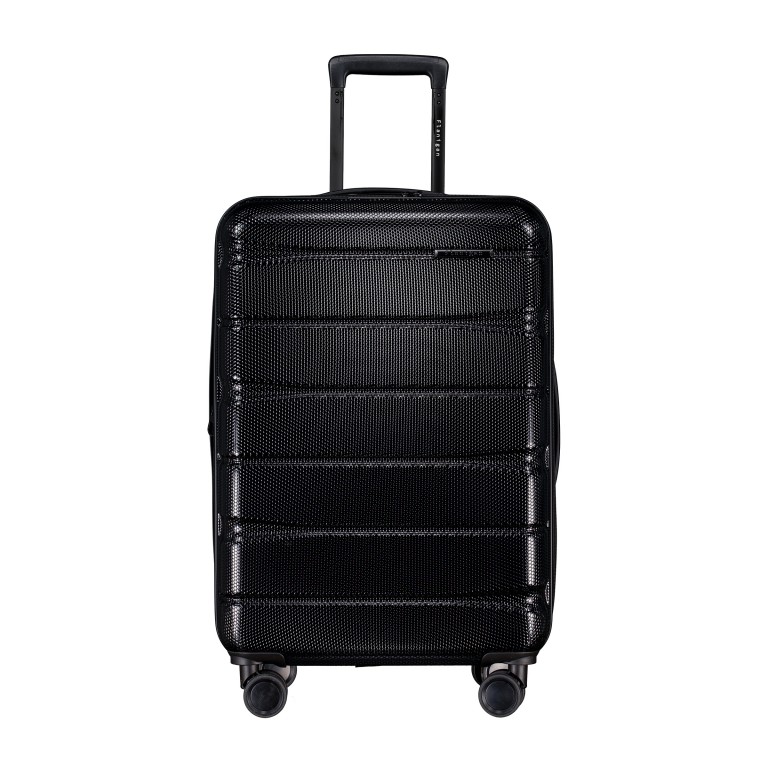 Koffer FLA13 erweiterbar Größe M Black, Farbe: schwarz, Marke: Flanigan, EAN: 4066727001412, Abmessungen in cm: 44.5x66x28, Bild 1 von 9