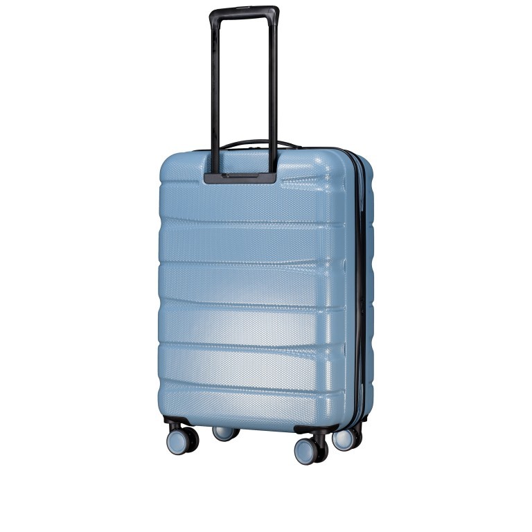 Koffer FLA13 erweiterbar Größe M Blue Stone, Farbe: blau/petrol, Marke: Flanigan, EAN: 4066727001443, Abmessungen in cm: 44.5x66x28, Bild 6 von 9