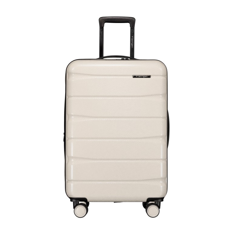Koffer FLA13 erweiterbar Größe M Light Beige, Farbe: beige, Marke: Flanigan, EAN: 4066727001474, Abmessungen in cm: 44.5x66x28, Bild 1 von 9