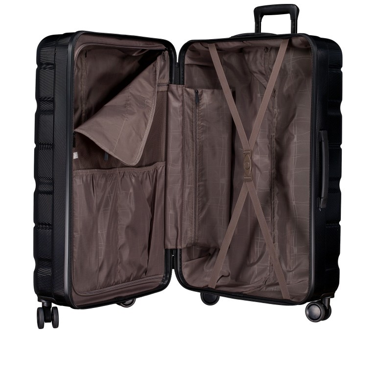 Koffer FLA13 Größe L Black, Farbe: schwarz, Marke: Flanigan, EAN: 4066727001429, Abmessungen in cm: 51x76x31, Bild 7 von 8