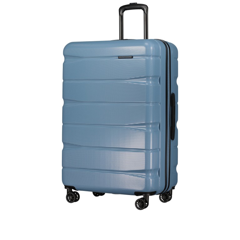 Koffer FLA13 Größe L Blue Stone, Farbe: blau/petrol, Marke: Flanigan, EAN: 4066727001450, Abmessungen in cm: 51x76x30, Bild 2 von 8