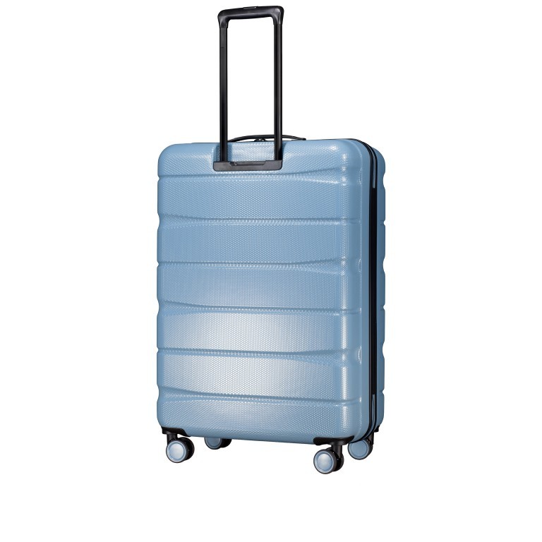 Koffer FLA13 Größe L Blue Stone, Farbe: blau/petrol, Marke: Flanigan, EAN: 4066727001450, Abmessungen in cm: 51x76x31, Bild 6 von 8
