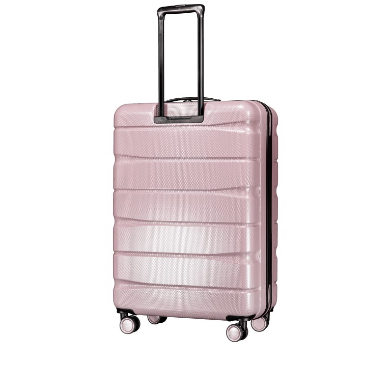 Koffer FLA13 Größe L Shiny Rose, Farbe: rosa/pink, Marke: Flanigan, EAN: 4066727001511, Abmessungen in cm: 51x76x31, Bild 6 von 8