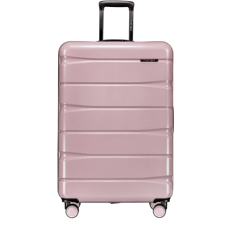 Koffer FLA13 Größe L Shiny Rose, Farbe: rosa/pink, Marke: Flanigan, EAN: 4066727001511, Abmessungen in cm: 51x76x31, Bild 1 von 8