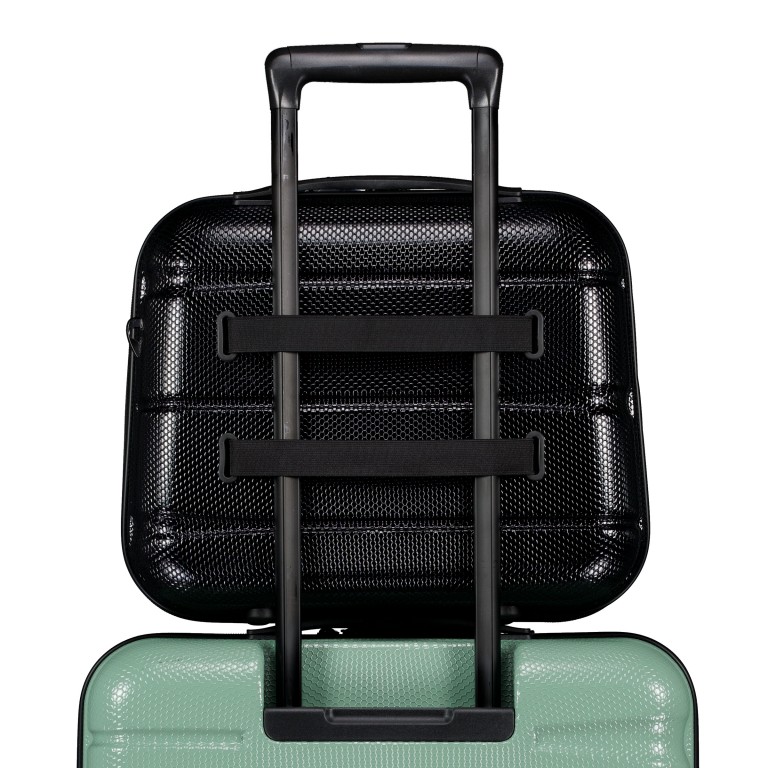 Kosmetikkoffer FLA13 mit Smart Sleeve Black, Farbe: schwarz, Marke: Flanigan, EAN: 4066727003508, Abmessungen in cm: 36x29x19, Bild 7 von 7