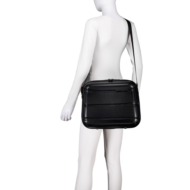 Kosmetikkoffer FLA13 mit Smart Sleeve Black, Farbe: schwarz, Marke: Flanigan, EAN: 4066727003508, Abmessungen in cm: 36x29x19, Bild 5 von 7